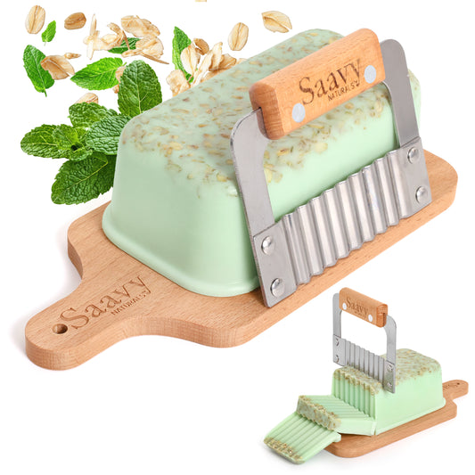 Minty Oat Luxury 1 lb Soap Loaf & Cutting Set