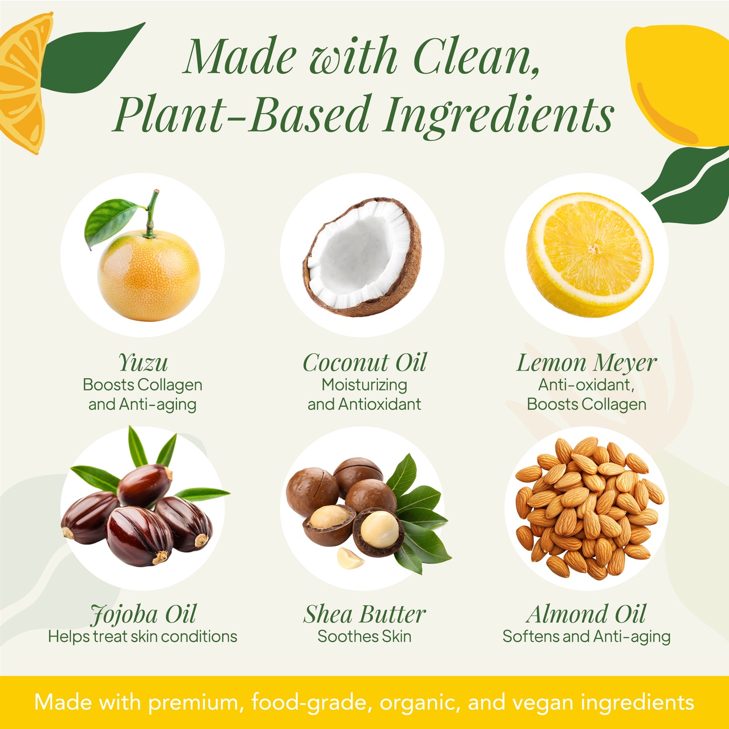 Yuzu & Meyer Lemon 1 lb Handcrafted Artisan Soap Loaf Gift Set