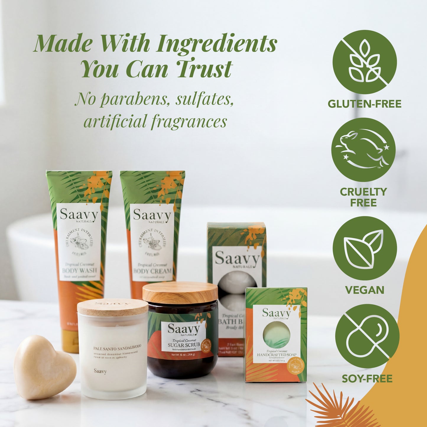Tropical Coconut Mothers Day Spa Gift Set