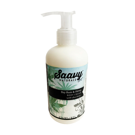 Bay Rum & Hemp Body Cream with Shea Butter