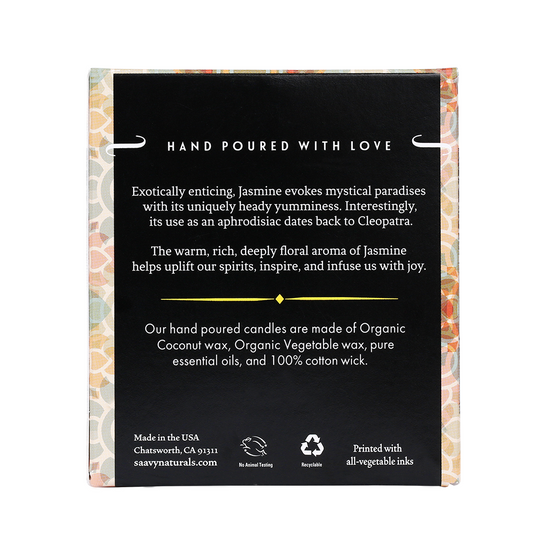 Natural Coconut Oil Candle - Jasmine