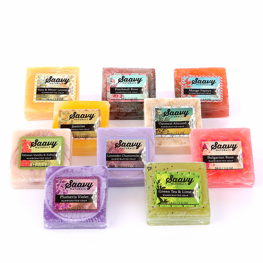 Natural and Organic Bar Soap Variety Pack (10 bars)