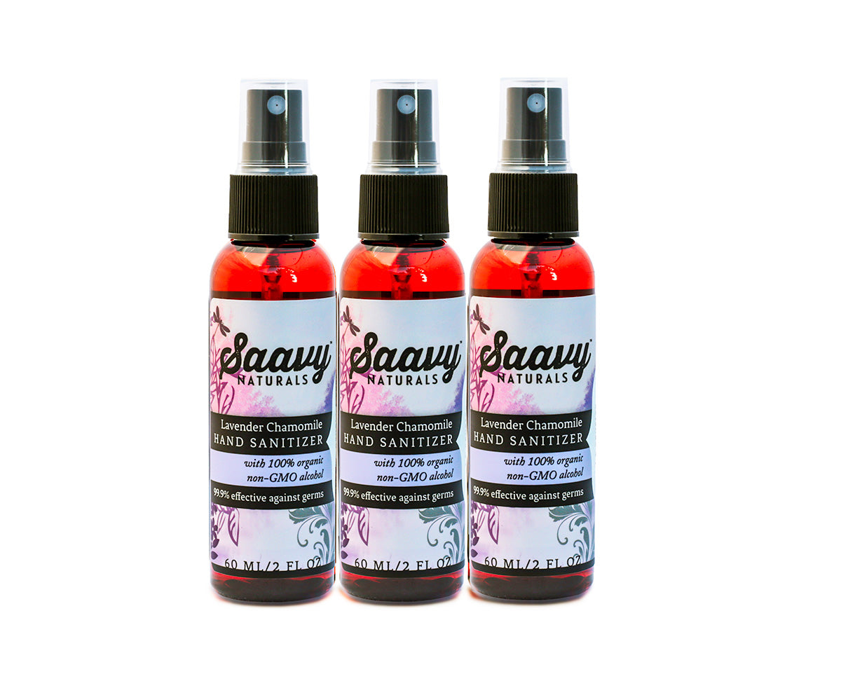 Lavender Chamomile Hand Sanitizer 3-Pack