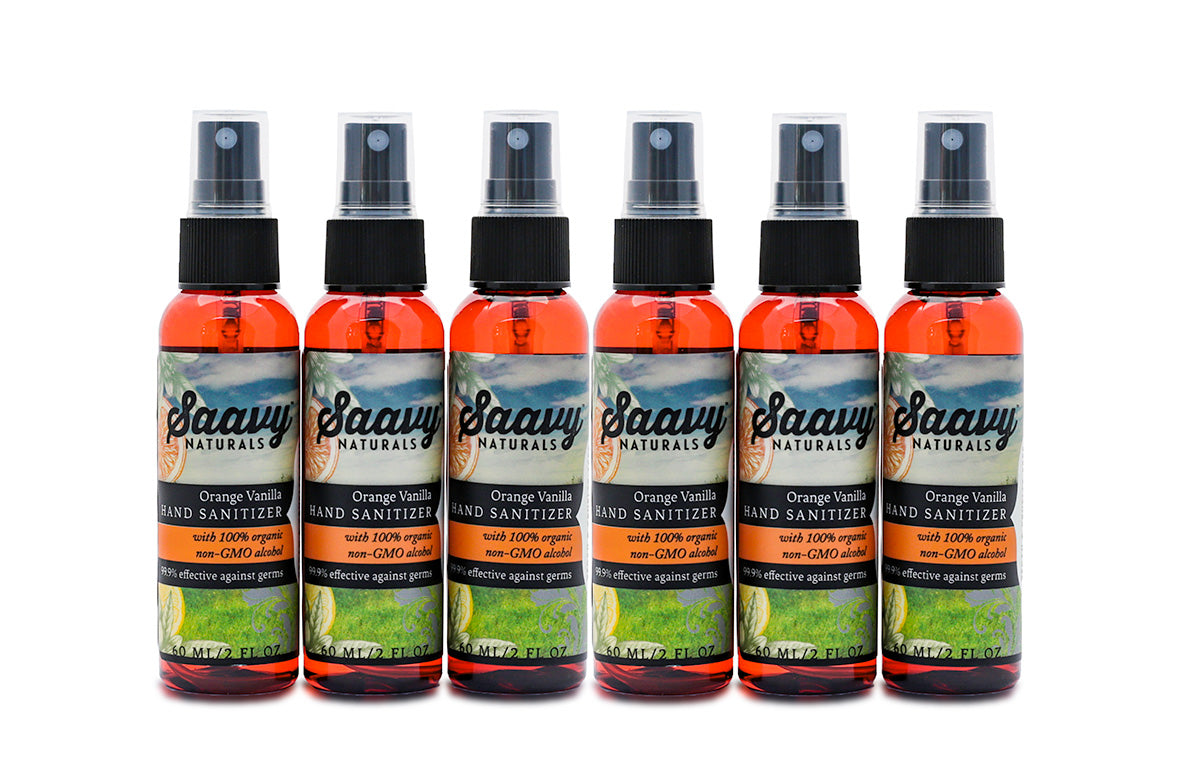 Orange Vanilla Hand Sanitizer 6-Pack