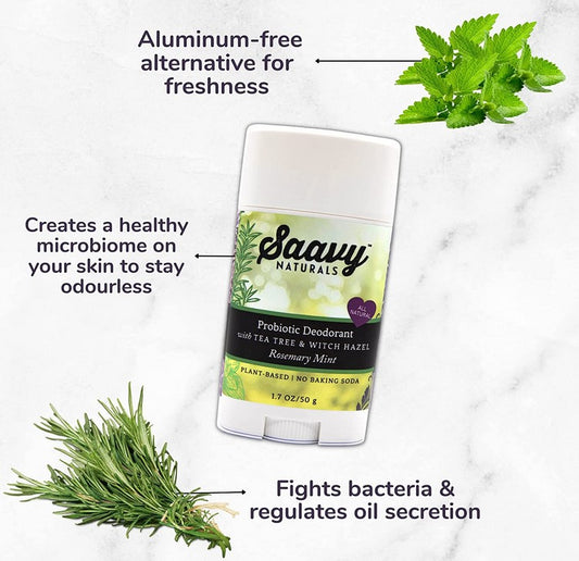 Rosemary Mint Probiotic Deodorant 1.7 Oz