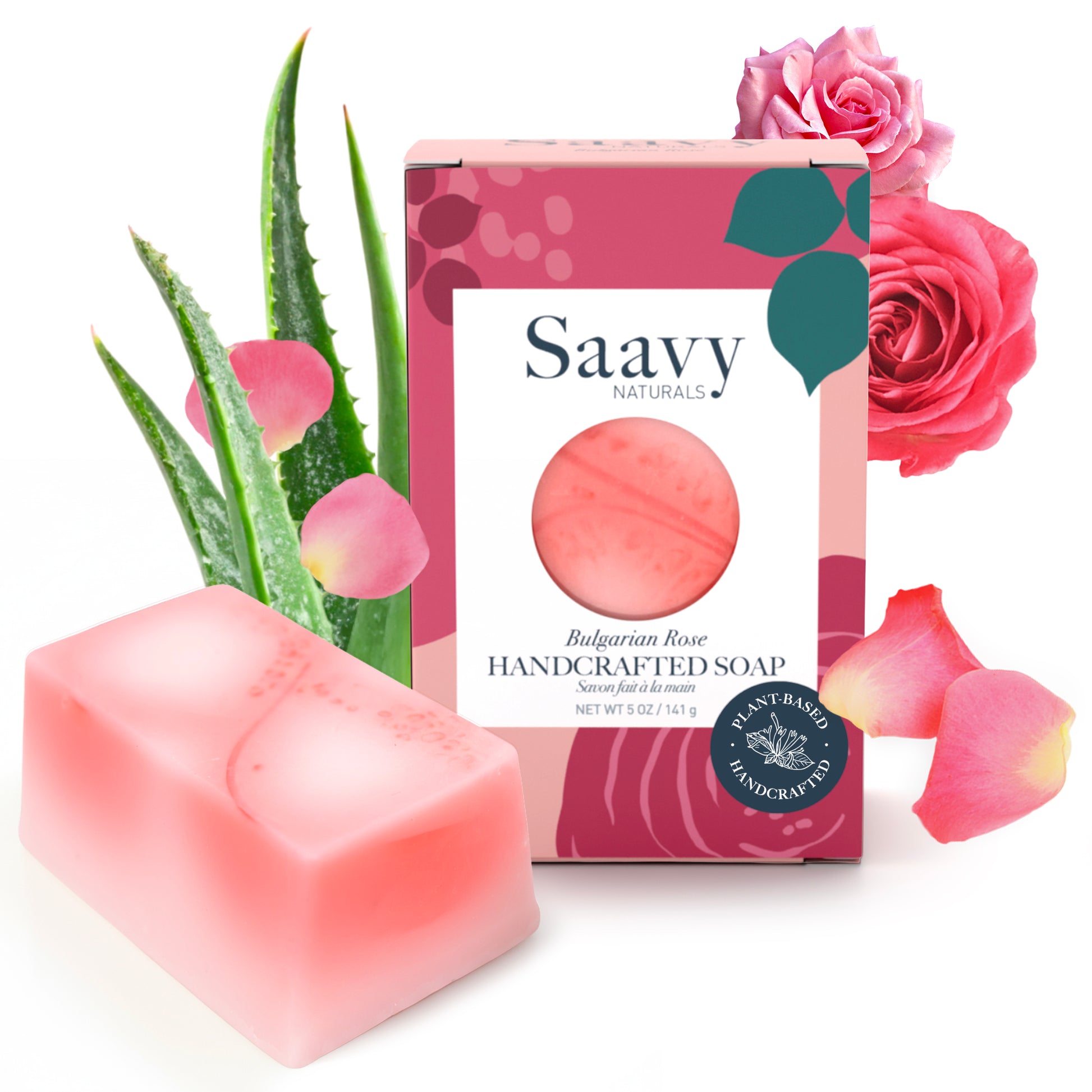 Bulgarian Rose Handcrafted Soap - view 2
