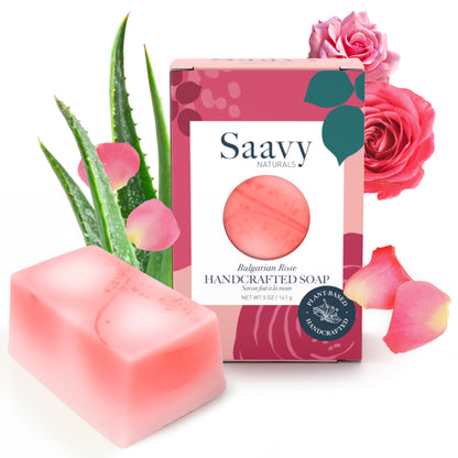 Bulgarian Rose Handcrafted Soap - view 2