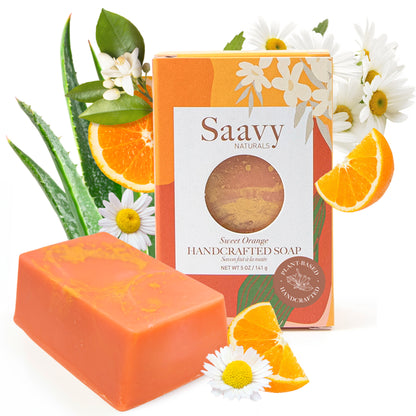 Sweet Orange Handcrafted Soap - view 2