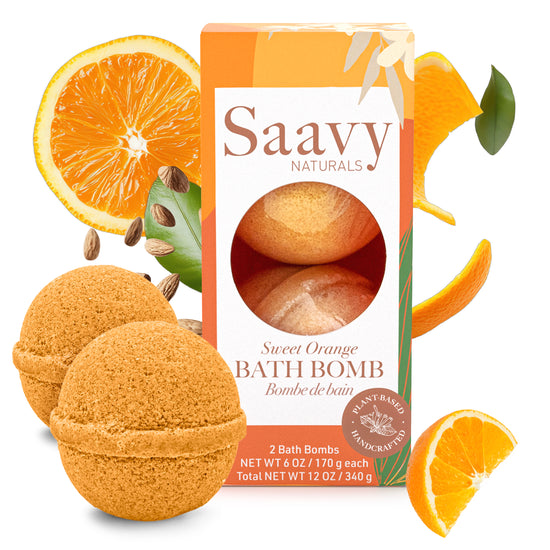 Sweet Orange Bath Bomb Duo