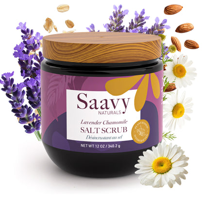 Lavender Chamomile Salt Scrub - view 2