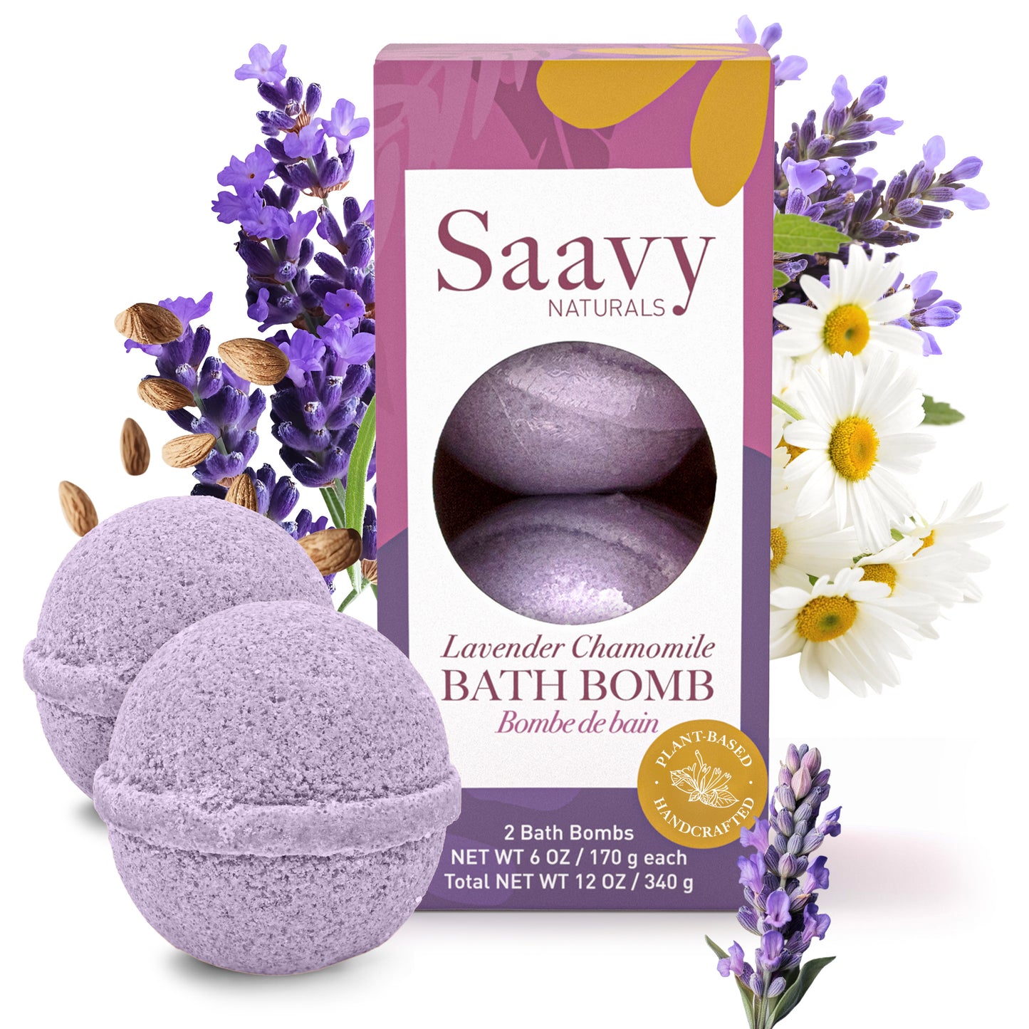 Bulgarian Rose Bath Bomb Duo - view 2