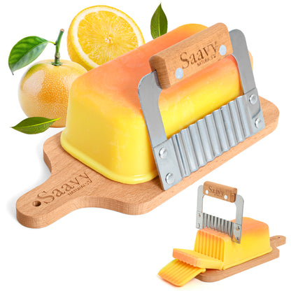 Yuzu & Meyer Lemon 1 lb Handcrafted Artisan Soap Loaf Gift Set