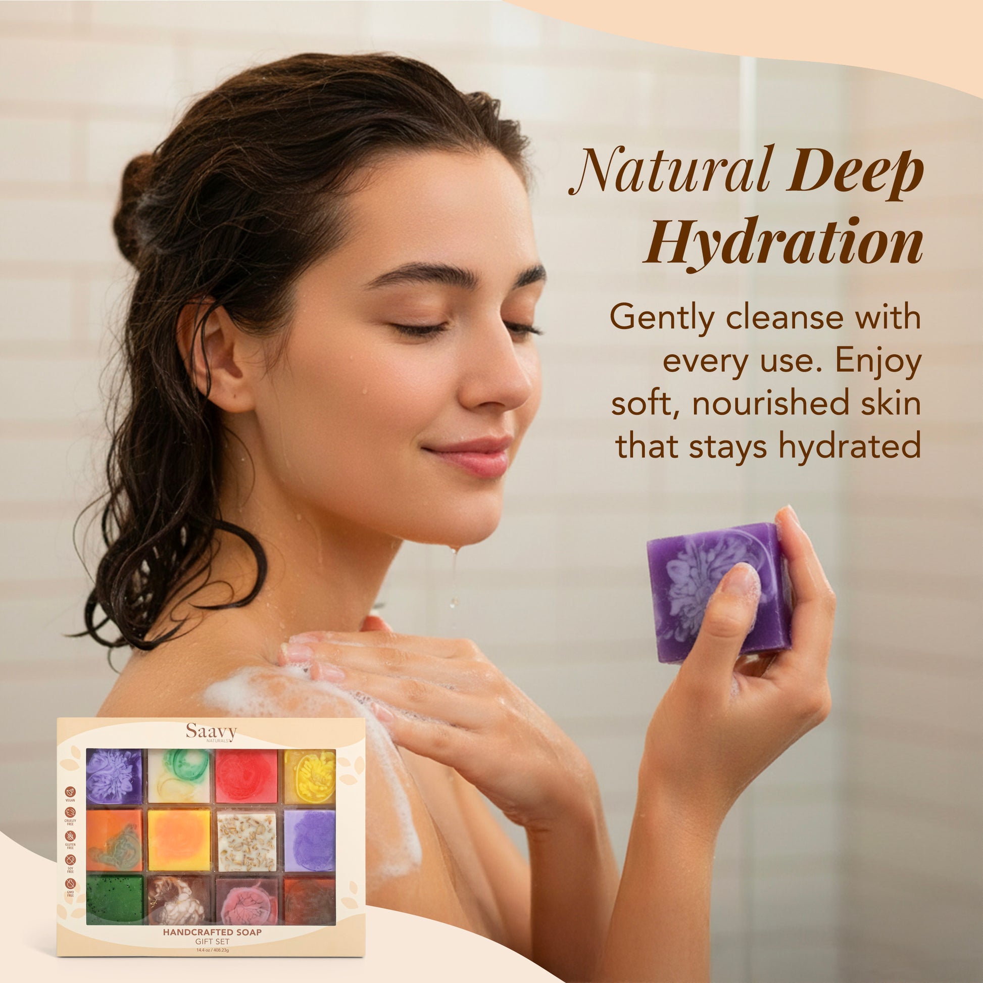 12-Pack Square Artisan Soap Variety - view 3