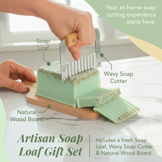 Minty Oat Luxury 1 lb Soap Loaf & Cutting Set