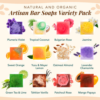 12-Pack Square Artisan Soap Variety - view 2