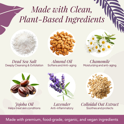 Lavender Chamomile Salt Scrub - view 4