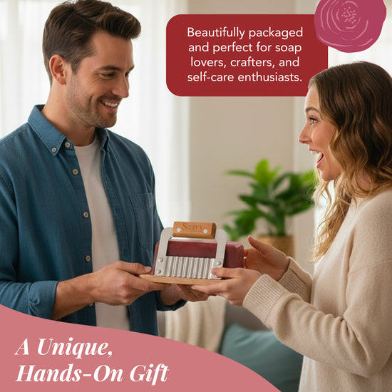 Patchouli Rose 1 lb Handcrafted Artisan Soap Loaf Gift Set