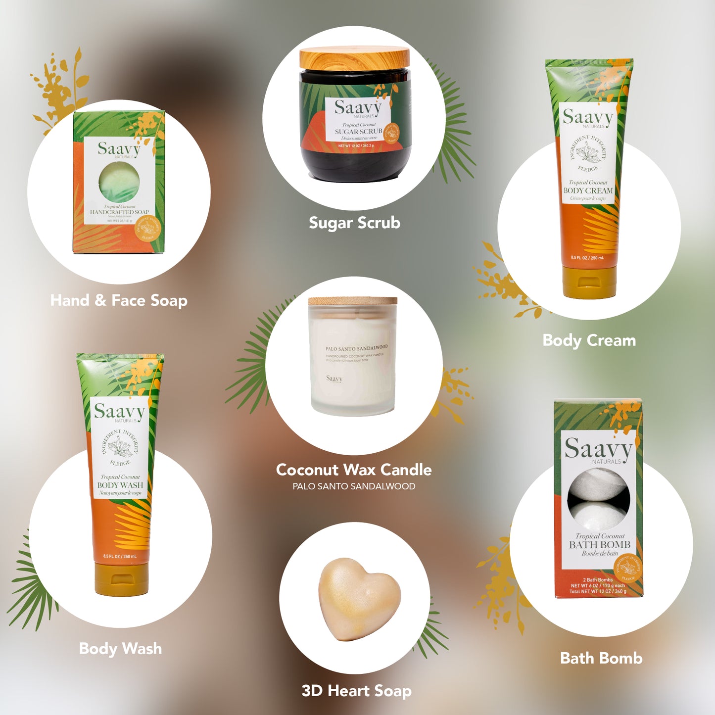 Tropical Coconut Mothers Day Spa Gift Set