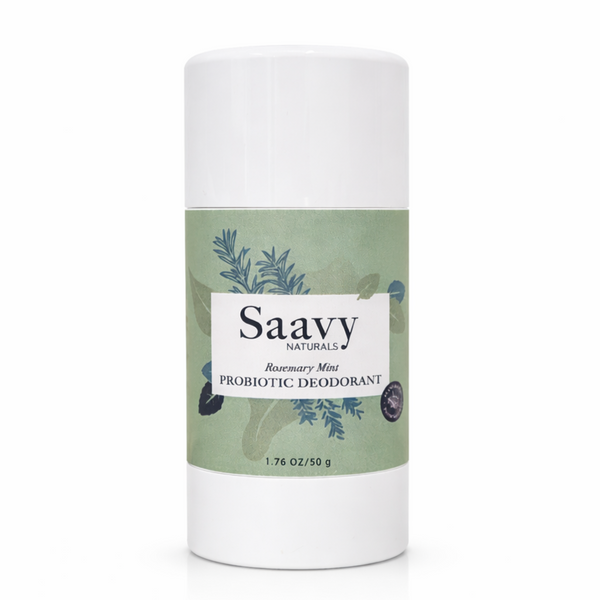 Rosemary Mint Probiotic Deodorant | Saavy Naturals