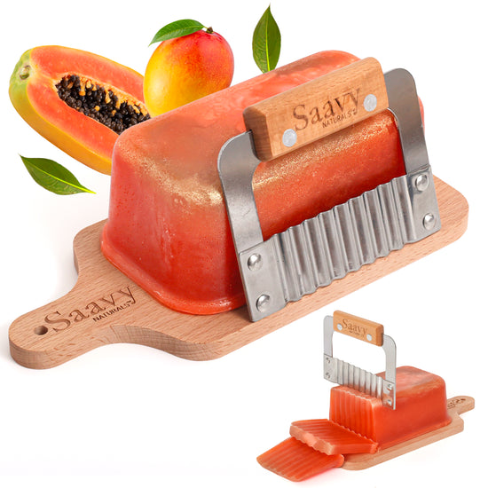 Mango Papaya 1 lb Handcrafted Artisan Soap Loaf Gift Set