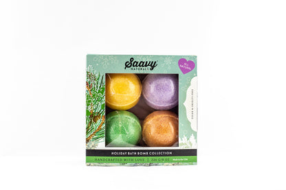 Saavy Naturals Holiday Bath Bomb Gift Set