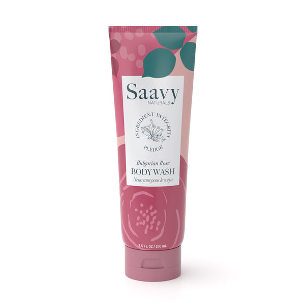 Bulgarian Rose Body Wash - Plant-Based | Saavy Naturals