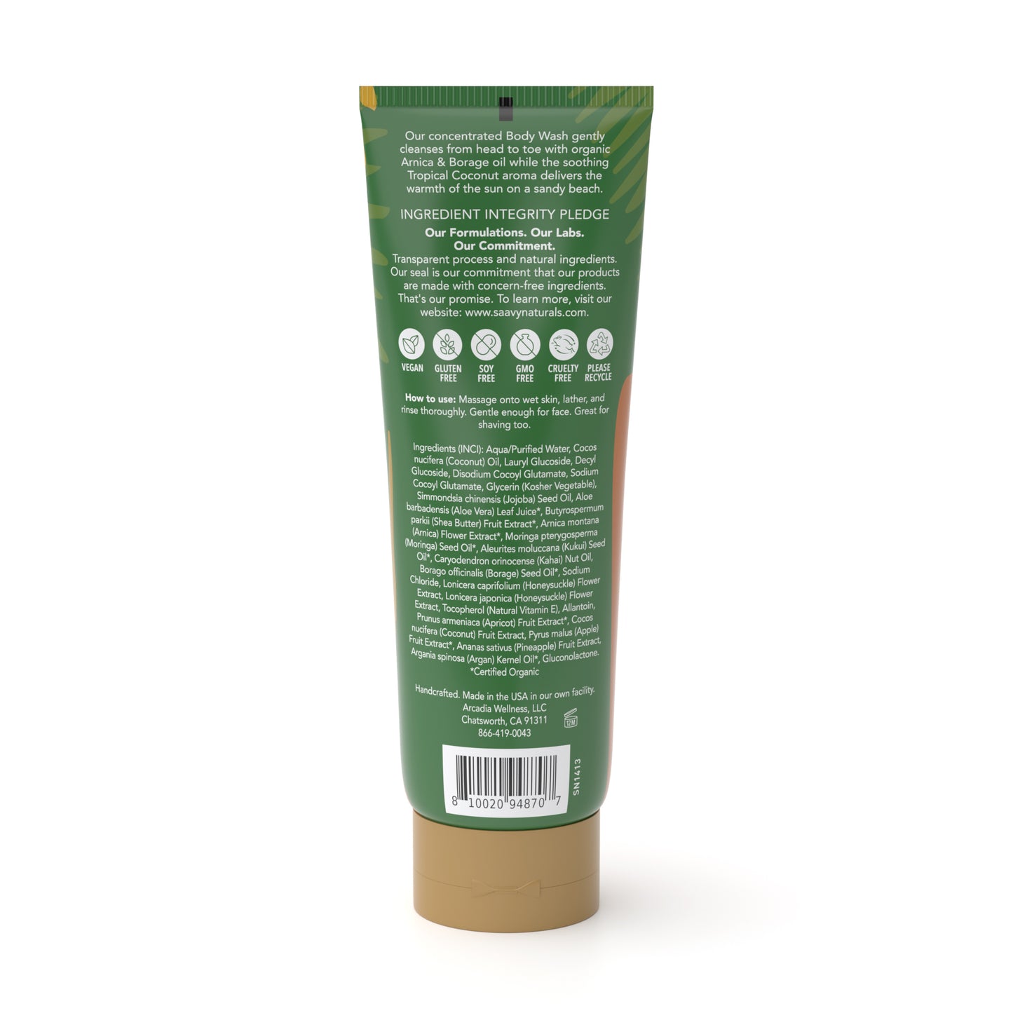 Tropical Coconut Body Wash