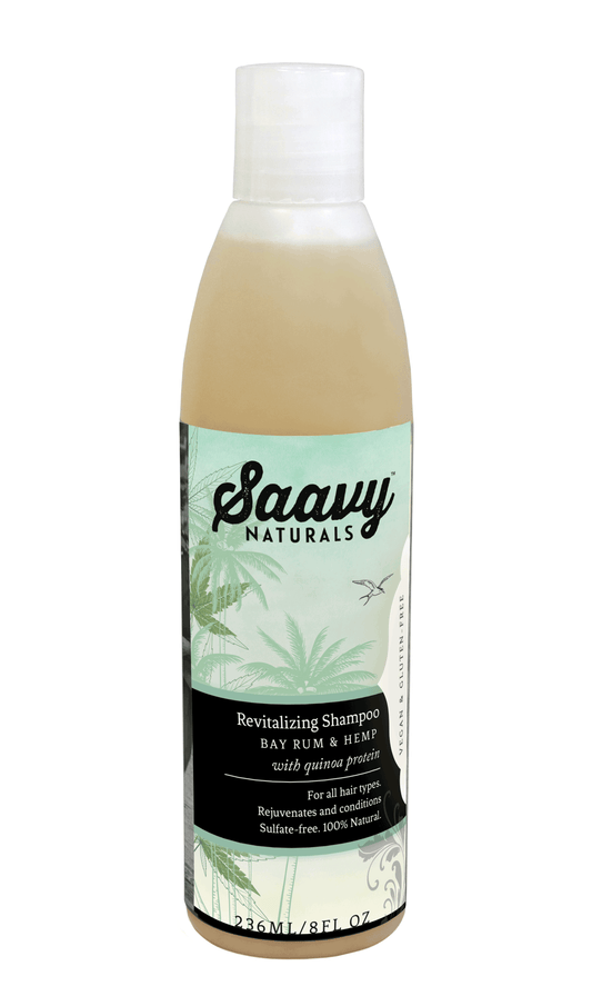 Revitalizing Shampoo - Bay Rum & Hemp with Quinoa Protein