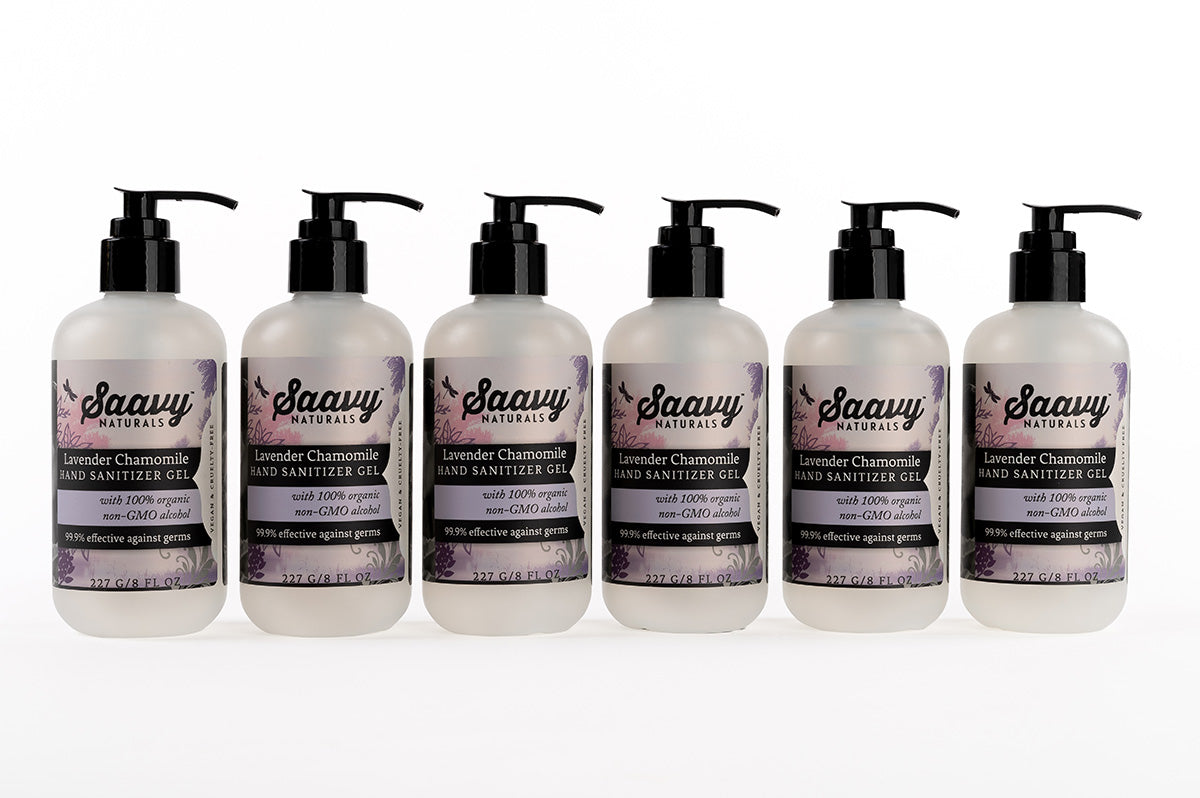 Lavender Chamomile Gel Sanitizer 6-Pack
