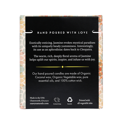 Natural Coconut Oil Candle - Jasmine