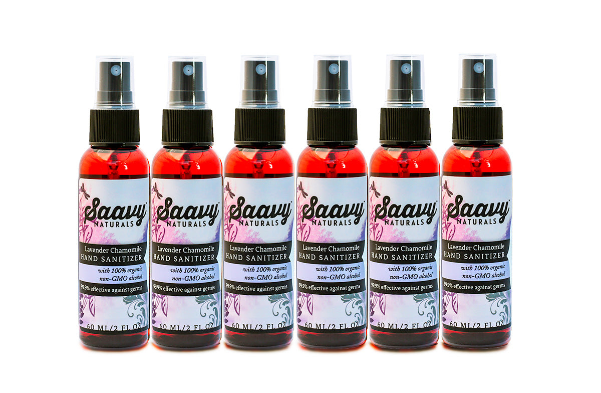Lavender Chamomile Hand Sanitizer 6-Pack
