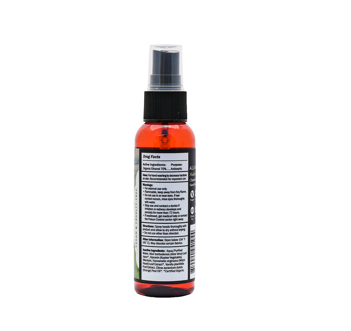 Orange Vanilla Hand Sanitizer | Saavy Naturals